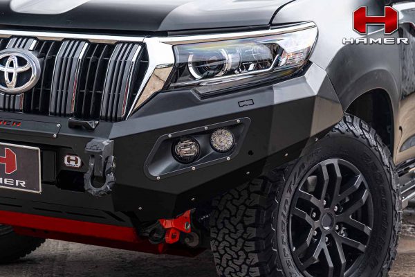 กันชนหน้ารุ่น KING-SERIES ของ HAMER สำหรับ TOYOTA LAND CRUISER PRADO 150 2017+