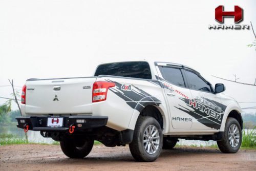 กันชนท้าย HAMER รุ่น M-SERIES สำหรับรถ MITSUBISHI TRITON 2016-2018