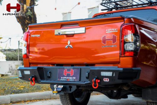 กันชนท้าย HAMER รุ่น M-SERIES สำหรับรถ MITSUBISHI TRITON 2019