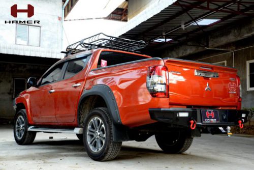 กันชนท้าย HAMER รุ่น M-SERIES สำหรับรถ MITSUBISHI TRITON 2019