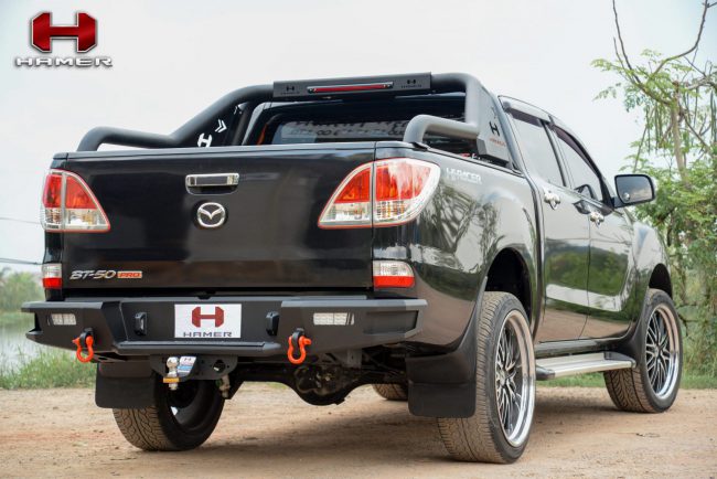 กันชนท้าย HAMER รุ่น M-SERIES สำหรับรถ MAZDA BT50 2012-2019