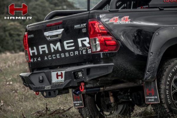 กันชนท้าย HAMER รุ่น NOVA-SERIES สำหรับรถ TOYOTA HILUX E