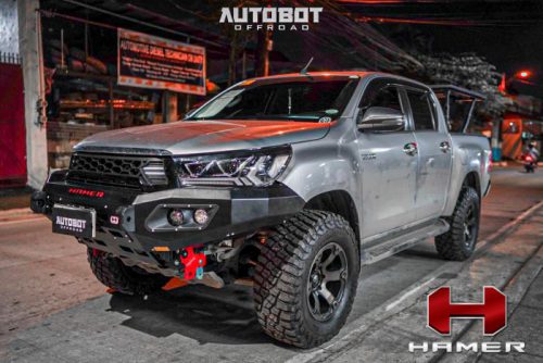 กันชนหน้า HAMER รุ่น KING-SERIES สำหรับรถ TOYOTA HILUX