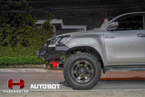 กันชนหน้า HAMER รุ่น KING-SERIES สำหรับรถ TOYOTA HILUX