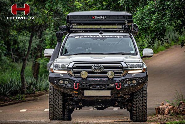 กันชนหน้ารุ่น KING-SERIES ของ HAMER สำหรับ TOYOTA LAND CRUISER VX200 2016+