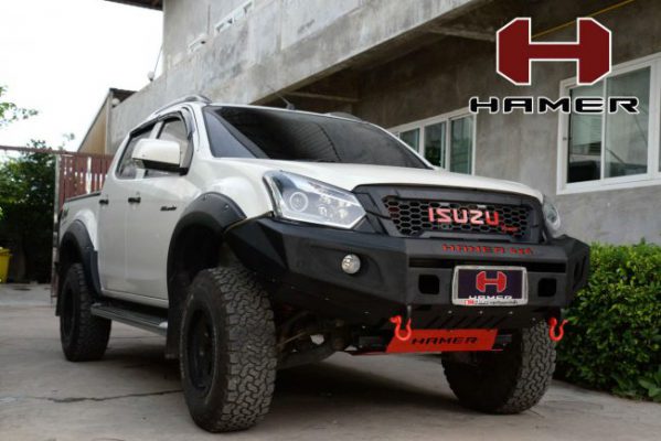 กันชนหน้าของ HAMER รุ่น M-SERIES BULL BAR (Single light)