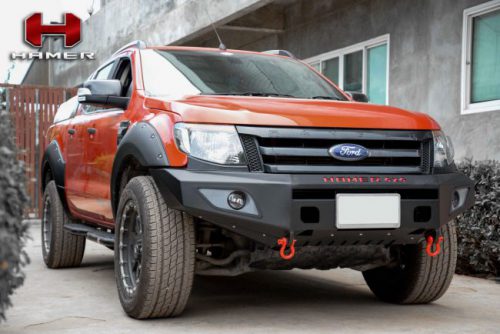 กันชนหน้าของ HAMER รุ่น M-SERIES BULL BAR สำหรับรถ FORD RANGER T6