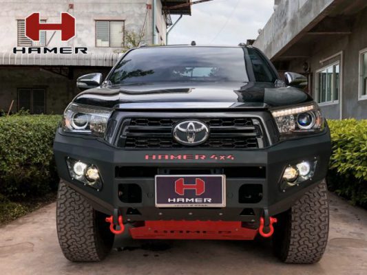 กันชนหน้าของ HAMER รุ่น M-SERIES BULL BAR(DOUBLE LIGHT)