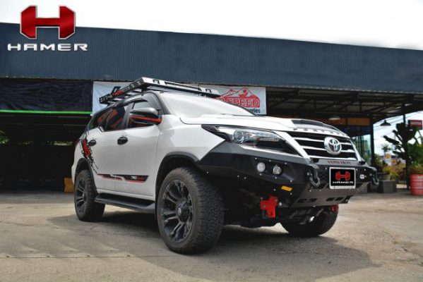 HAMER - SOLAR ROOF RACK สำหรับรถ TOYOTA FORTUNER 2012-2015