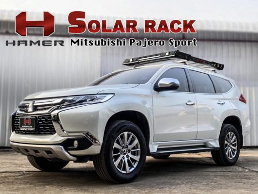 แร๊คหลังคา HAMER SOLAR ROOF RACK รถ Misubishi pajero