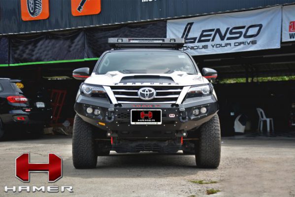HAMER - SOLAR ROOF RACK สำหรับรถ TOYOTA FORTUNER 2012-2015