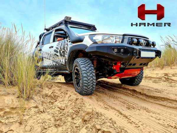 HAMER ชุดแผ่นเหล็กปกป้องรถ SKID PLATE ของรถ TOYOTA HILUX REVO ROCCO ปี2018-2019