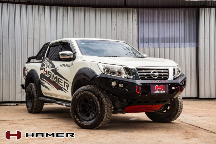 HAMER ชุดแผ่นเหล็กปกป้องรถ SKID PLATE ของรถ NISSAN NAVARA NP300 ปี2015-2019