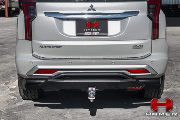 กันชนหลัง HAMER รุ่น CROWN SERIES ของรถ MITSUBISHI PAJERO SPORT ปี2020