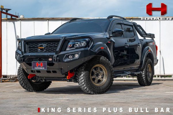 กันชนหน้า Hamer รุ่น KING-SERIES PLUS ของรถ NISSAN NAVARA PRO4X 2020+