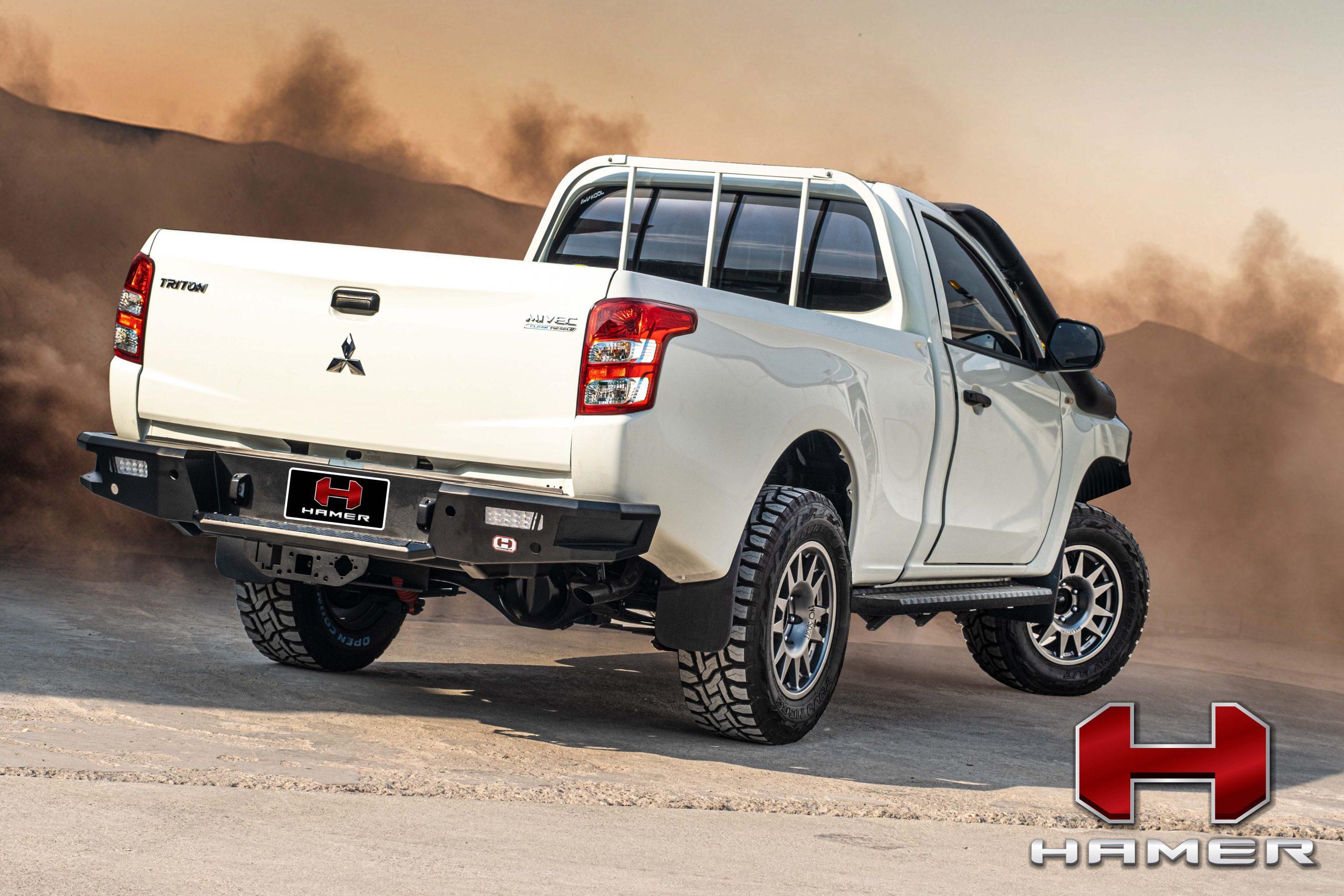 กันชนหลัง รุ่น M-SERIES ของรถ MITSUBISHI TRITON 2019 (LWB)